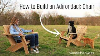 How to Build a Modern Adirondack Chair