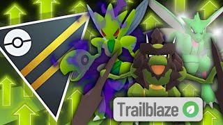 *TRIPLE BUFFED* FULL SHINY SCYTHER EVOLUTION LINE BOOSTS THROUGH TEAMS IN THE ULTRA LEAGUE!