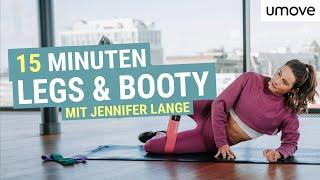 15 MINUTEN BEINE PO WORKOUT MIT JENNY LANGE | Mit Mini Loop Bands | umove