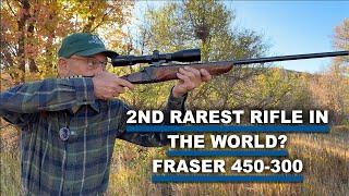 Rare Side-Lever Fraser Falling Block Rifle in 450-300