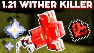 Updated: The EASIEST Way to Kill the Wither in Minecraft Hardcore 1.21 Java using a Wither TRAP!