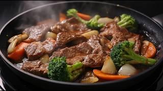 DELICIOUS BEEF AND BROCCOLI IN 15 MINUTES! ️