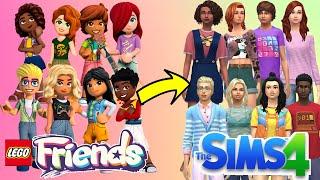 What would Lego Friends look like as Sims? Sims 4 Create A Sim