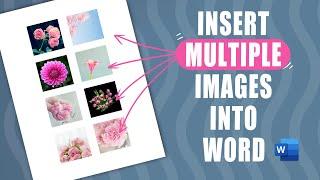 Insert multiple images into a word document