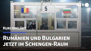 Kurz erklärt: Rumänien und Bulgarien jetzt im Schengen-Raum | AFP