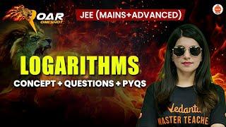 Complete Logarithms | JEE 2025 | All Concepts And Questions | Namrata Ma'am