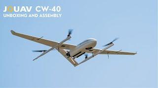 JOUAV CW-30E VTOL Drone Unboxing & Assembly Tutorial