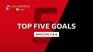 Top 5 Goals - Matchday 5 & 6 | Virtual Bundesliga Club Championship by bevestor 2021/2022