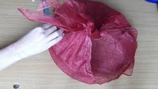 How to make a Saucer hat base - DIY hat making - Millinery Round Disc fascinator/headpiece