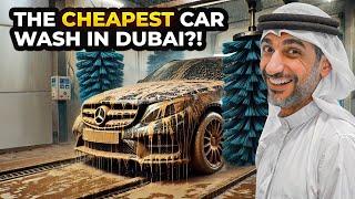 How much CAR WASH costs in Dubai!? 40 minutes – SHOCKING result!