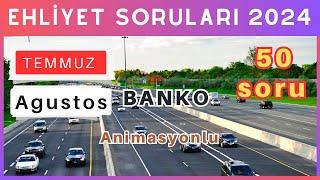 Ehliyet Sınav Soruları 2024 | Temmuz, Ağustos MEB Çıkmış Ehliyet Sorularını Çöz