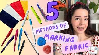 5 Ways to Draw on Fabric (for Sewing!) | Joanna Florence Makes