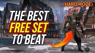 Easy Way to Beat (Hard) Steel Hound Using Free Set!  - Shadow Fight 3