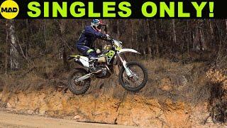 Motorcycle Adventure Singles Only | 3 Husqvarna 501s, a KTM and Yamaha WRF 450 modified for ADV!