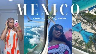 Travel with me to Mexico! All inclusive resort, beach & pool day, neon party!