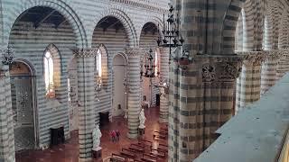 Inside the organ in the Cathedral of Orvieto - and tuning of reeds