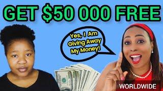 HURRY! She's Giving Away All Her Money l Get Free Money