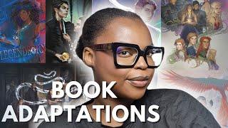 a deep dive into book to TV/film adaptations + 8 fantasy books currently being adapted
