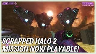 Halo 2's Cut Campaign Level ALPHA MOON Has Been Fully Restored!!