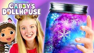 Snow Storms & Rainbows! Make Weather in a JAR ️🫙 | GABBY'S DOLLHOUSE