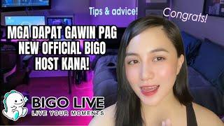 ANONG MGA DAPAT GAWIN PAG NEW OFFICIAL BIGO HOST NA? | Tips & advice Tagalog 2023 #bigolive #bigoapp