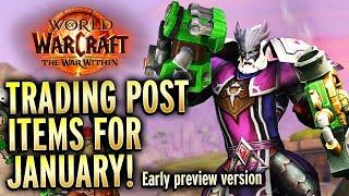 NEW Trading Post Items For January! - Early Preview