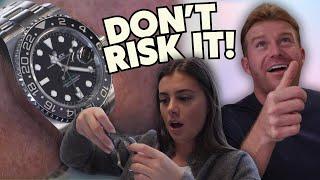 FLIPPING A COIN FOR A ROLEX GMT MASTER 2!  | Trotters Jewellers