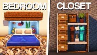 Minecraft: 10+ Bedroom Build Hacks & Designs!