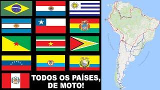 Viagem de moto, sozinho, por todos os países na América do Sul | Clip Travel Vlog
