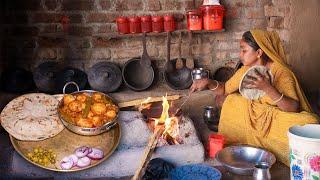 Orgenic &  Healthy Village Food  | Village Dinner Cooking | Traditional Gujarati Food