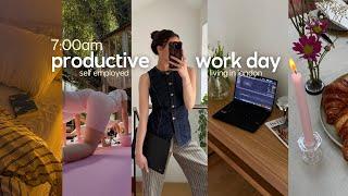 7AM productive work day in my life | self-employed london diaries ft ASUS PROART PX13