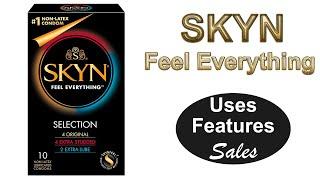 SKYN Selection Non Latex Lubricated Condom Variety Pack, 10 Count