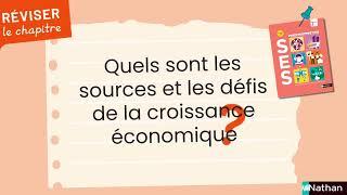 Révisez le chapitre 1 de SES Terminale sur la croissance économique !