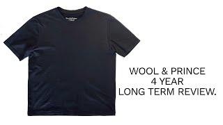 WOOL & PRINCE MERINO T SHIRT 4 YEAR LONG TERM REVIEW!