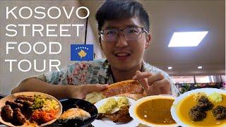 KOSOVO STREET FOOD TOUR  - BEEF SOUP, MEATBALLS, GRILLED CHICKEN, QEBAP in Prizren, Kosovo!