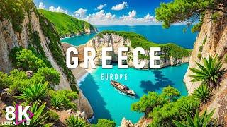 GREECE (8K UHD) - Soothing Music Along With Beautiful Nature Video - 4K Video Ultra HD