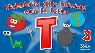 Words that automatically start with the letter T in Spanish for children - Videos Aprende