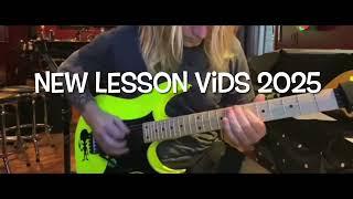 Beginner to Intermediate Tapping and Legato Technique Lesson Vids 2025 #ibanez