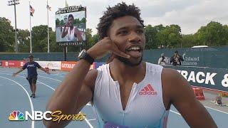 Noah Lyles dials up a 19.60 to crush NYC's 200m field | NBC Sports