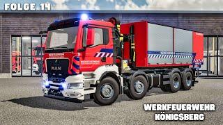 Werkfeuerwehr Königsberg - Endlich kommt das WLF zur Wache mit Dekon-P für CHEMIE UNFÄLLE!