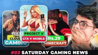 Minecraft @₹29, New Cloud Gaming Apps, GTA 5 Mobile | Saturday Gaming News #3