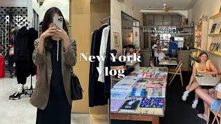 Living in NYCLet's go shopping with me(Dover Street Market) | Vlog | Eating alone | Work | ASMR