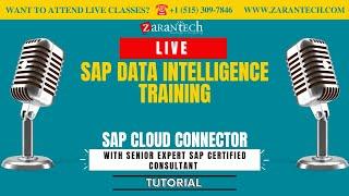 LIVE | SAP CLOUD Connector | SAP Data Intelligence | ZaranTech