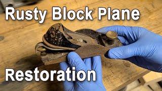 Rusty Stanley 9 1/4 Block Plane Restoration