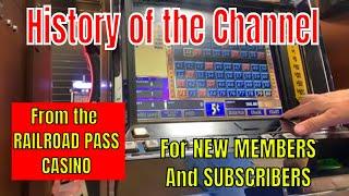 HISTORY of the CHANNEL- CLEOPATRA & 4 CARD KENO Las Vegas Casino Railroad Pass VARIOUS STRATEGIES