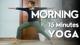 Morning Yoga | Full Body Stretch | 15 Minutes | English