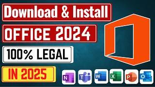 Download and Install Office 2024 From Microsoft for Free in 2025 | Download Office 2024 in 2025