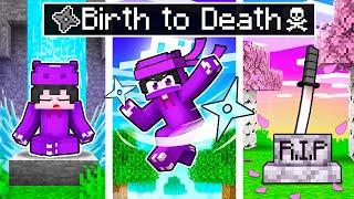 BIRTH to DEATH of a NINJA in Minecraft!