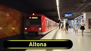 S-Bahn Station Altona - Hamburg  - Walkthrough 