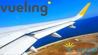 Vueling Airbus A320 Takeoff from Nice Côte d'Azur (NCE) + Beautiful Views of the French Riviera